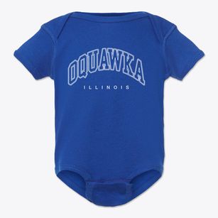 Oquawka Illinois Inline Baby Onesie