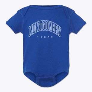 Montgomery Texas Inline Baby Onesie