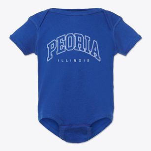 Peoria Illinois Inline Baby Onesie