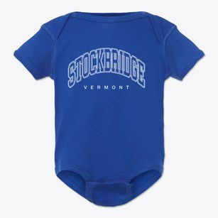 Stockbridge Vermont Inline Baby Onesie