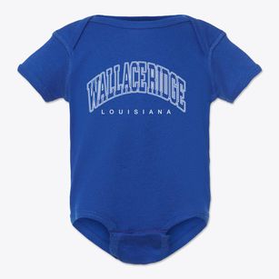 Wallace Ridge Louisiana Inline Baby Onesie