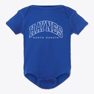 Haynes North Dakota Inline Baby Onesie