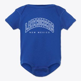 Lake Roberts New Mexico Inline Baby Onesie