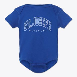 St. Joseph Missouri Inline Baby Onesie
