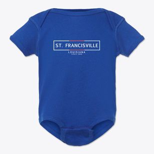 St. Francisville Louisiana Artbox Baby Onesie
