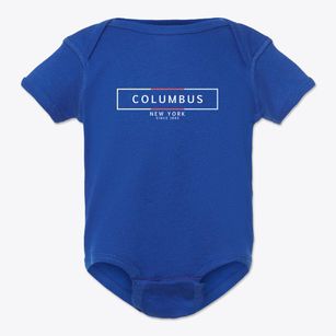 Columbus New York Artbox Baby Onesie