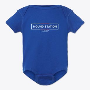 Mound Station Illinois Artbox Baby Onesie