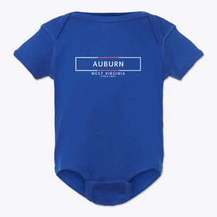 Auburn West Virginia Artbox Baby Onesie