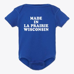 La Prairie Wisconsin Classic 70s Baby Onesie