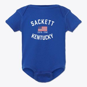 Sackett Kentucky Patriot Baby Onesie