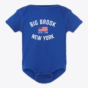 Big Brook New York Patriot Baby Onesie