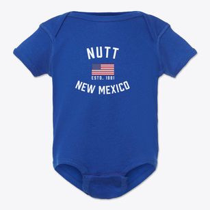 Nutt New Mexico Patriot Baby Onesie