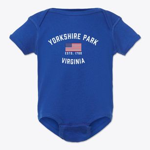 Yorkshire Park Virginia Patriot Baby Onesie