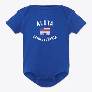 Aluta Pennsylvania Patriot Baby Onesie