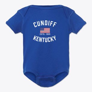 Cundiff Kentucky Patriot Baby Onesie
