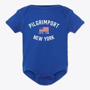 Pilgrimport New York Patriot Baby Onesie