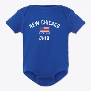 New Chicago Ohio Patriot Baby Onesie