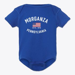 Morganza Pennsylvania Patriot Baby Onesie