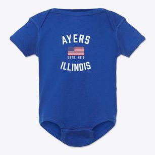 Ayers Illinois Patriot Baby Onesie