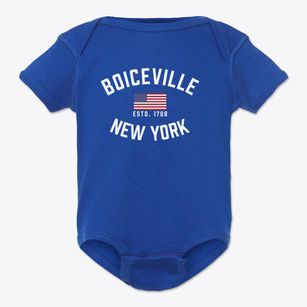 Boiceville New York Patriot Baby Onesie