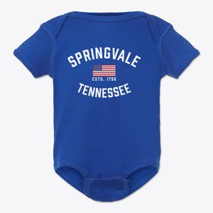 Springvale Tennessee Patriot Baby Onesie