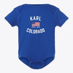 Karl Colorado Patriot Baby Onesie