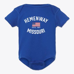 Hemenway Missouri Patriot Baby Onesie