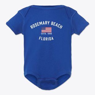 Rosemary Beach Florida Patriot Baby Onesie