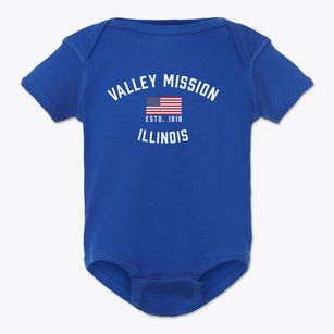 Valley Mission Illinois Patriot Baby Onesie