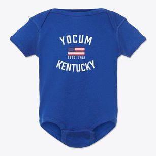 Yocum Kentucky Patriot Baby Onesie