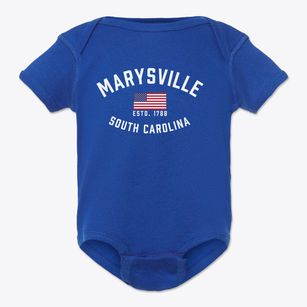 Marysville South Carolina Patriot Baby Onesie