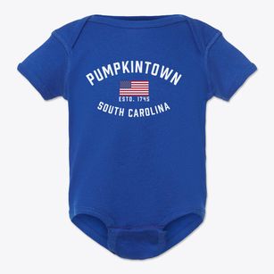 Pumpkintown South Carolina Patriot Baby Onesie