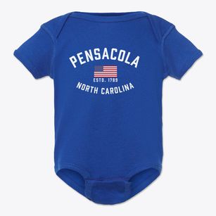 Pensacola North Carolina Patriot Baby Onesie