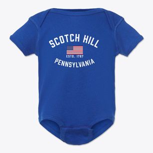Scotch Hill Pennsylvania Patriot Baby Onesie