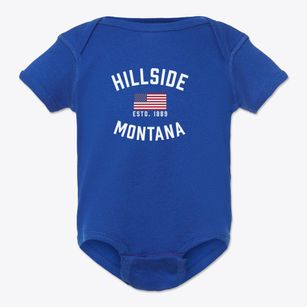 Hillside Montana Patriot Baby Onesie