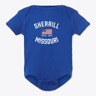 Sherrill Missouri Patriot Baby Onesie