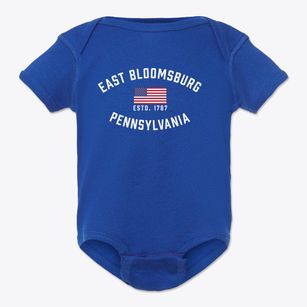 East Bloomsburg Pennsylvania Patriot Baby Onesie