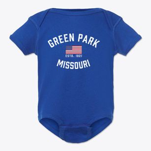 Green Park Missouri Patriot Baby Onesie