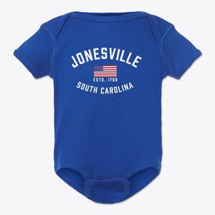 Jonesville South Carolina Patriot Baby Onesie