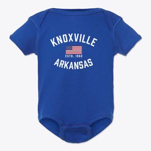 Knoxville Arkansas Patriot Baby Onesie