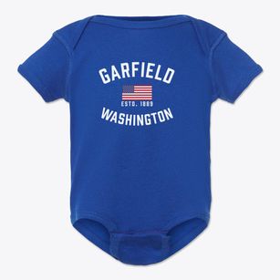 Garfield Washington Patriot Baby Onesie