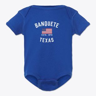 Banquete Texas Patriot Baby Onesie