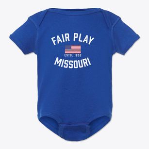 Fair Play Missouri Patriot Baby Onesie