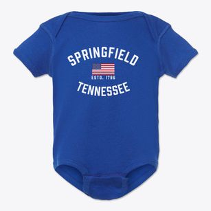 Springfield Tennessee Patriot Baby Onesie