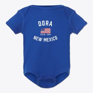 Dora New Mexico Patriot Baby Onesie