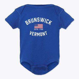 Brunswick Vermont Patriot Baby Onesie