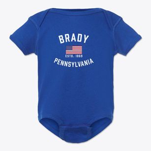 Brady Pennsylvania Patriot Baby Onesie
