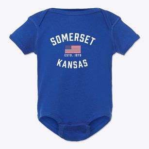 Somerset Kansas Patriot Baby Onesie