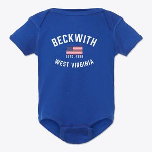 Beckwith West Virginia Patriot Baby Onesie