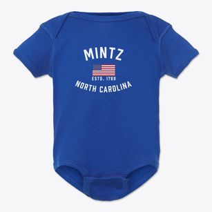 Mintz North Carolina Patriot Baby Onesie